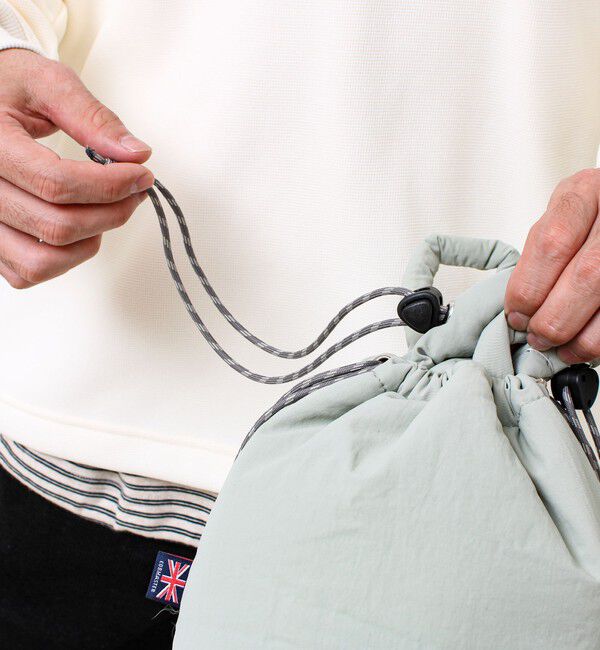 GLOSTER「【COBMASTER】PADDED-MUFFIN DRAWSTRING SHOULDERBAG」|ショルダー・メッセンジャー|