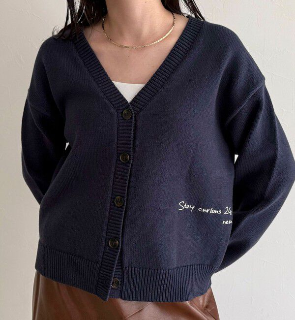 fredy emue「メッセージニットカーディガン」|カーディガン|