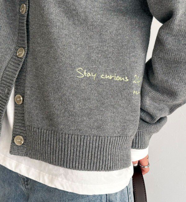 fredy emue「メッセージニットカーディガン」|カーディガン|