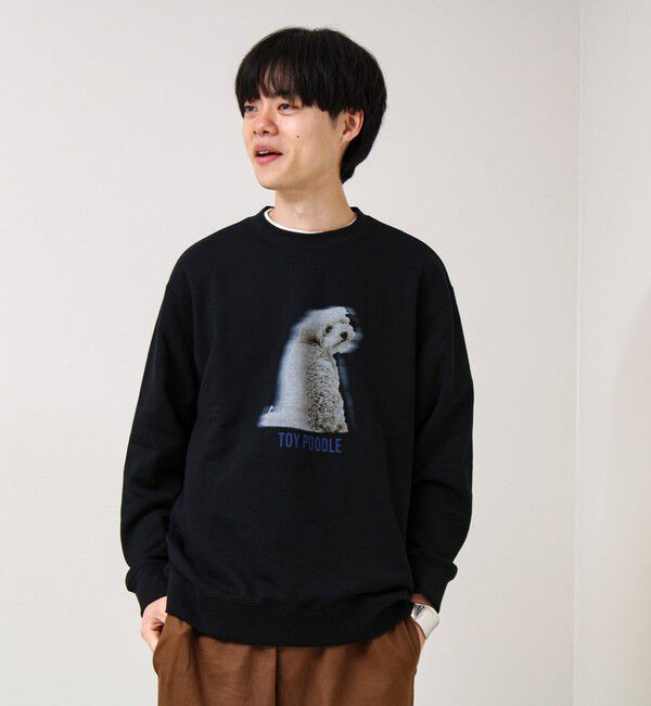 GLOSTER「【MY PET】クルーネックプリントスウェット」|スウェット・ジャージ|