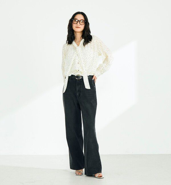 fredy emue「ハートドットボウタイブラウス」|シャツ・ブラウス|