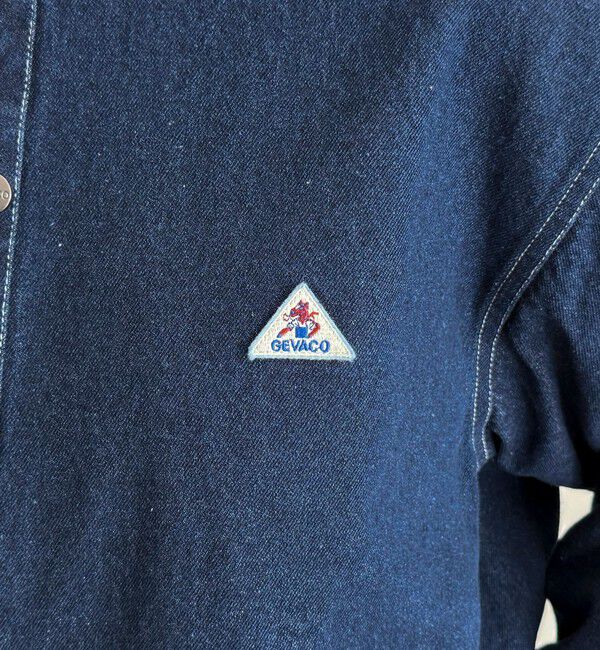 fredy emue「【GEVACO/ゲバコ】ノーカラーデニムジャケット」|デニムジャケット|