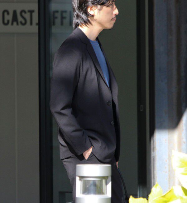 GLOSTER「【セットアップ対応】リネンタッチドビージャケット」|テーラードジャケット|