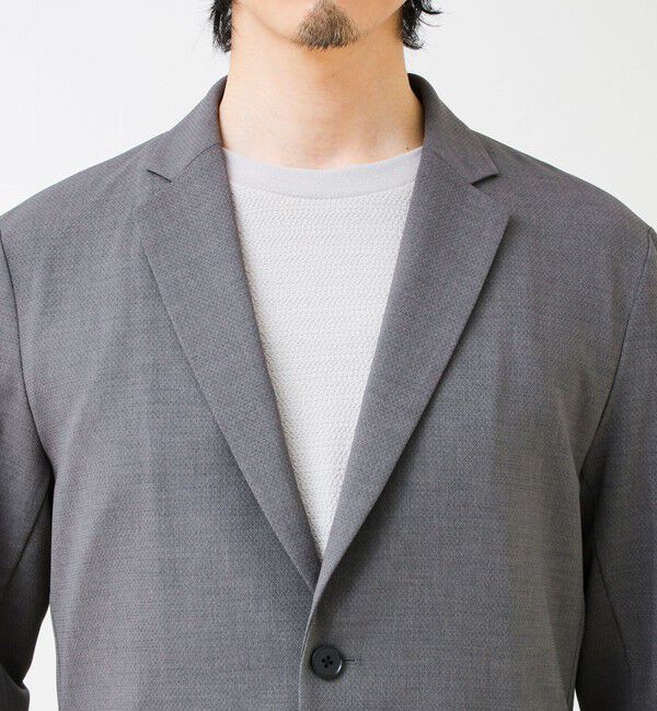 GLOSTER「【セットアップ対応】リネンタッチドビージャケット」|テーラードジャケット|