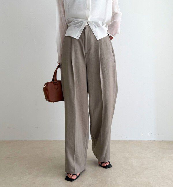 fredy emue「接触冷感イージースラックス」|スラックス|