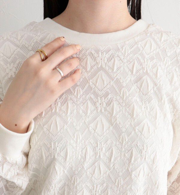 fredy emue「ストレッチレース2WAYプルオーバー」|Tシャツ・カットソー|