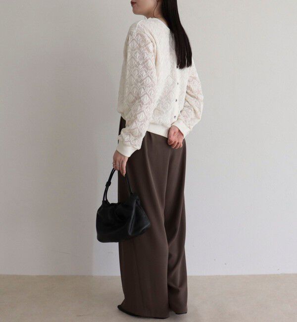 fredy emue「ストレッチレース2WAYプルオーバー」|Tシャツ・カットソー|