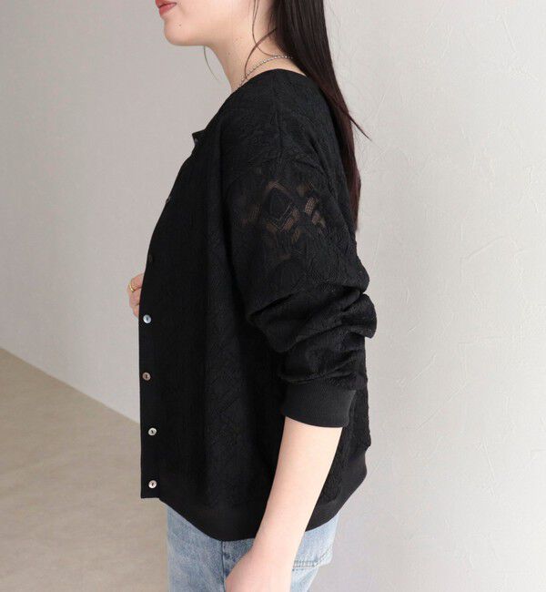 fredy emue「ストレッチレース2WAYプルオーバー」|Tシャツ・カットソー|