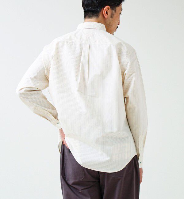 GLOSTER「【BOY ASTLAD刺繍】ボタンダウンシャツ ストライプ/チェック」|シャツ・ブラウス|