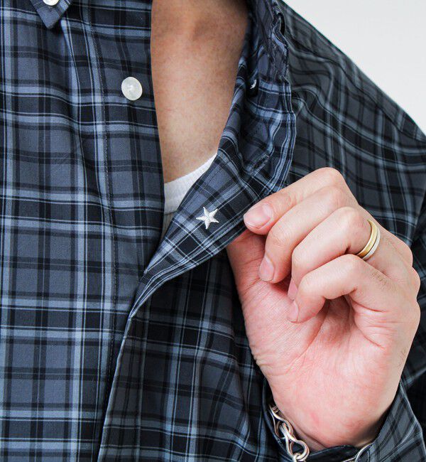 GLOSTER「【BOY ASTLAD刺繍】ボタンダウンシャツ ストライプ/チェック」|シャツ・ブラウス|