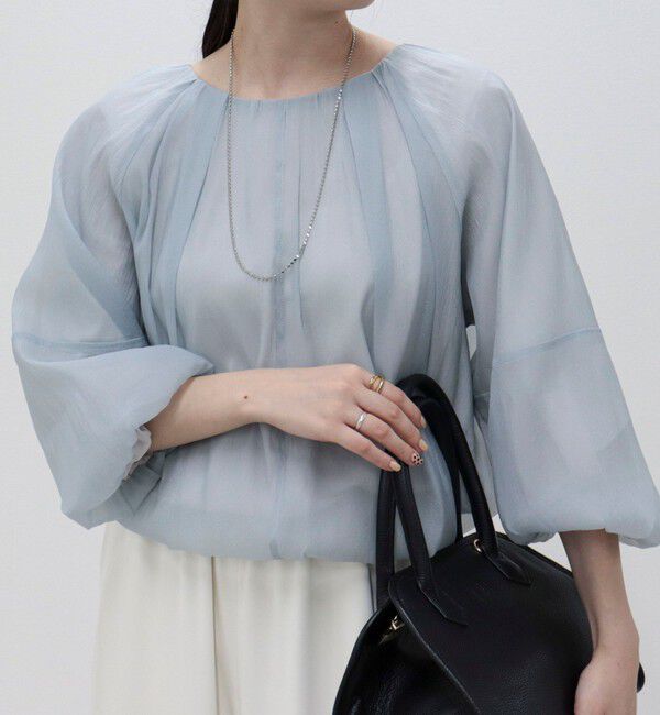 fredy emue「バルーンギャザーブラウス」|シャツ・ブラウス|