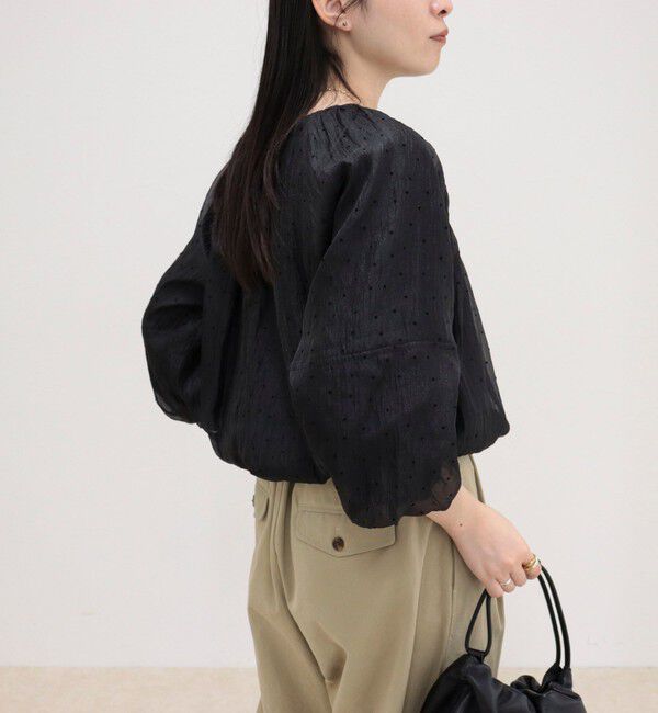 fredy emue「バルーンギャザーブラウス」|シャツ・ブラウス|