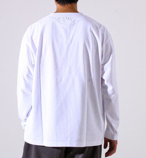 GLOSTER「【MARUDE COTTON】ロープ刺繍Ｔ ロングスリーブ」|Tシャツ・カットソー|