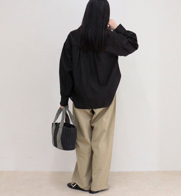 fredy emue「リネン混シアースラブブラウス」|シャツ・ブラウス|