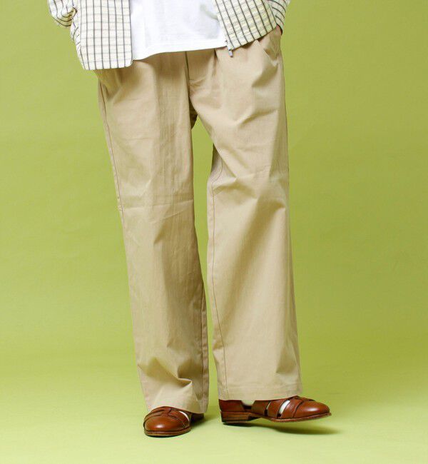 GLOSTER「【GEVACO/ゲバコ】コットンナイロンイージーパンツ」|チノ|
