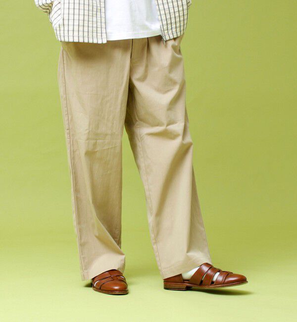 GLOSTER「【GEVACO/ゲバコ】コットンナイロンイージーパンツ」|チノ|