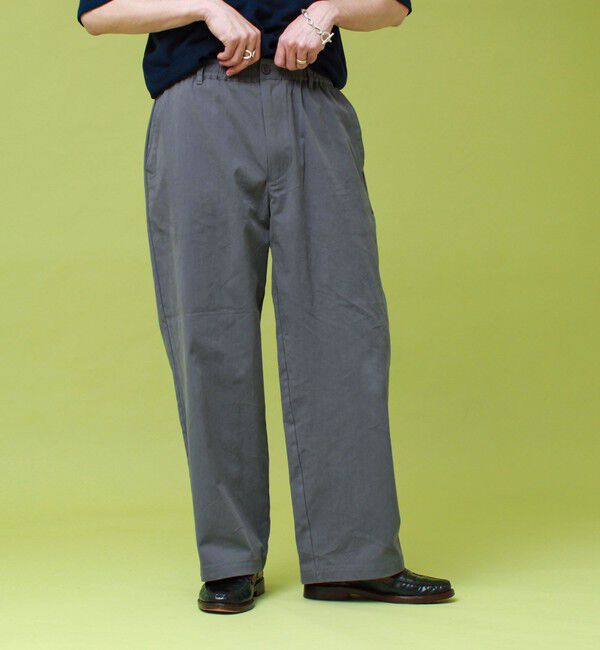 GLOSTER「【GEVACO/ゲバコ】コットンナイロンイージーパンツ」|チノ|