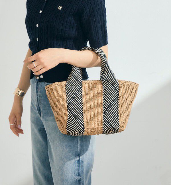 fredy emue「ラメテープハンドルカゴバッグ」|かごバッグ|