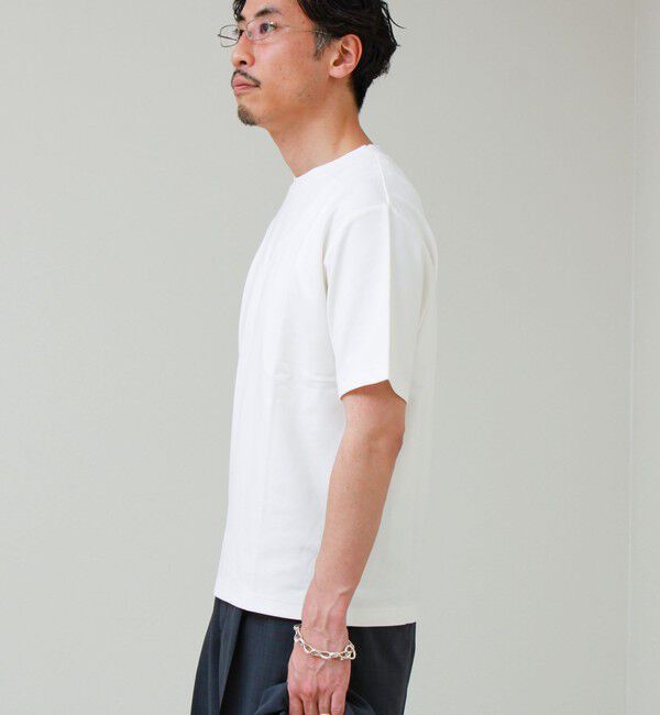 GLOSTER「【抗菌防臭/ビジカジ対応】ポンチ素材 ジャケＴ」|Tシャツ・カットソー|