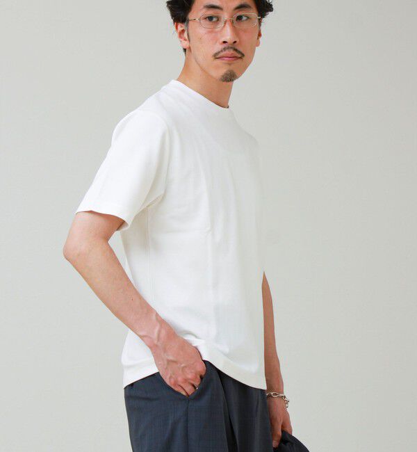 GLOSTER「【抗菌防臭/ビジカジ対応】ポンチ素材 ジャケＴ」|Tシャツ・カットソー|