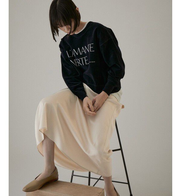 SALON adam et rope'「シルクフレアースカート【セットアップ対応】【洗える】」|スカート|