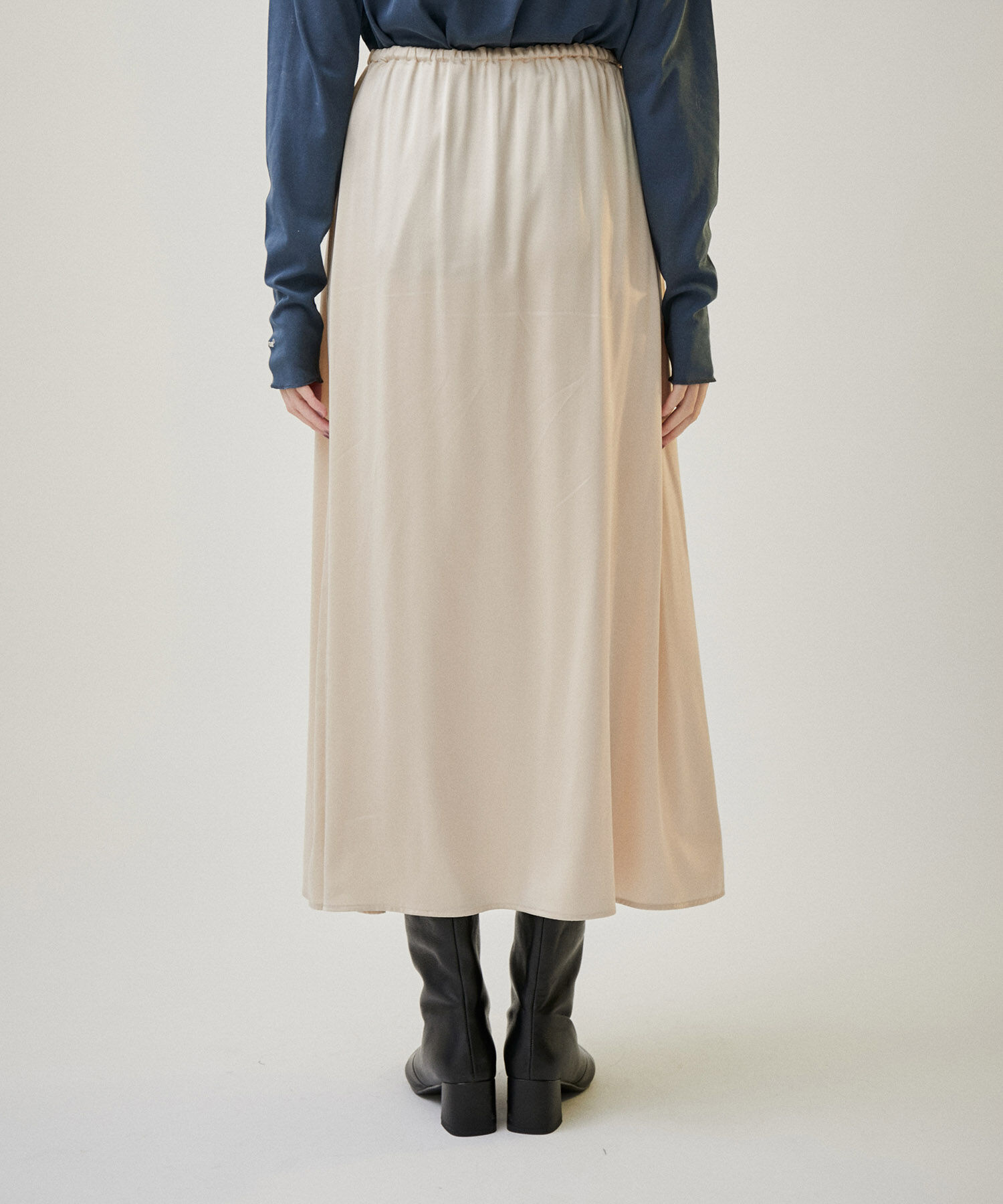 SALON adam et rope'「シルクフレアースカート【セットアップ対応】【洗える】」|スカート|