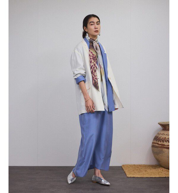 SALON adam et rope'「[25SS]GENTLE SILK ジャケット【セットアップ対応・洗える】」|テーラードジャケット|