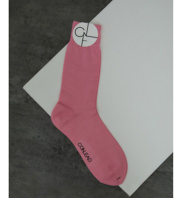 SALON adam et rope'「【CONLEAD（コンリード）】Silk socks / シルクソックス」|ソックス|ピンク系(65)