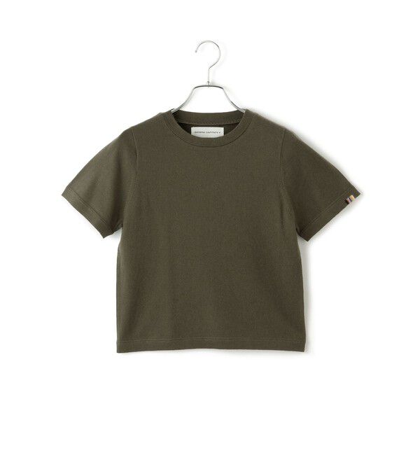 SALON adam et rope'「【J'aDoRe・店舗限定】【extreme cashmere（エクストリーム・カシミア）】tina ニットTシャツ」|ニット・セーター|カーキー(36)