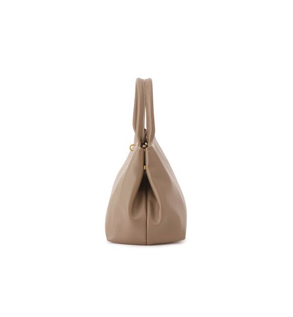 SALON adam et rope'「【WEB限定】【W S（ドゥーブル）】ソフトレザーメタルロックボストン」|ハンドバッグ|