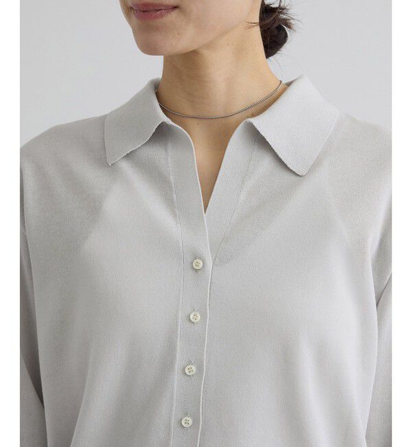 SALON adam et rope'「【WEB限定】ドライタッチスキッパーカーディガン」|カーディガン|