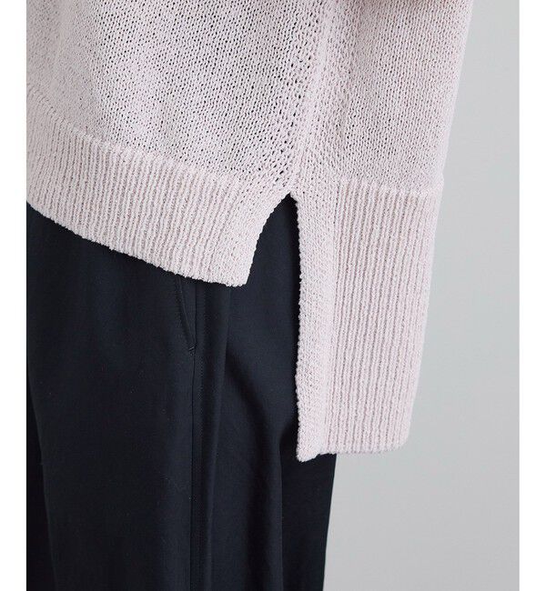 SALON adam et rope'「ペーパーヤーンフレンチスリーブプルオーバー / 新色追加」|ニット・セーター|