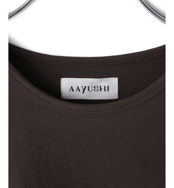 SALON adam et rope'「【AAYUSHI（アユーシ） for SALON】別注ペプラムラッフルTシャツ」|Tシャツ・カットソー|