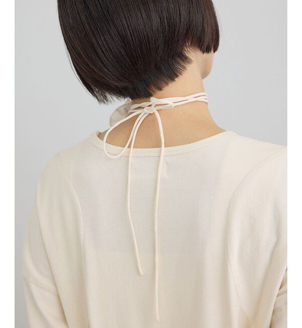 SALON adam et rope'「【AAYUSHI（アユーシ） for SALON】別注ペプラムラッフルTシャツ」|Tシャツ・カットソー|