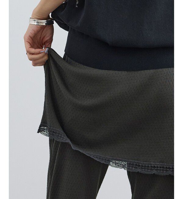 SALON adam et rope'「【Angie La La for SALON】GENTLE intimate レギンススカート」|チノ|