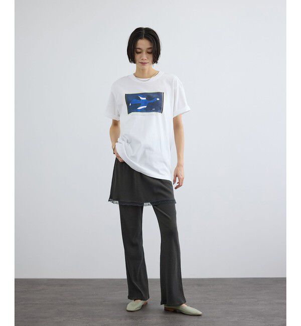 SALON adam et rope'「【Angie La La for SALON】GENTLE intimate レギンススカート」|チノ|