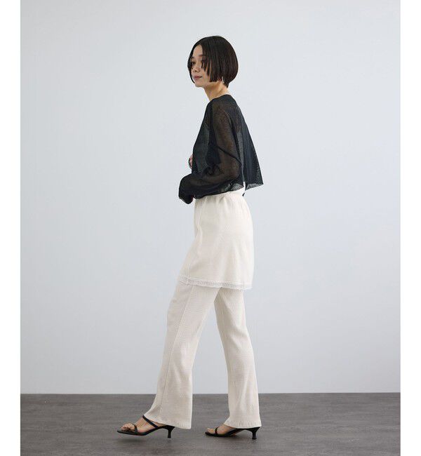 SALON adam et rope'「【Angie La La for SALON】GENTLE intimate レギンススカート」|チノ|