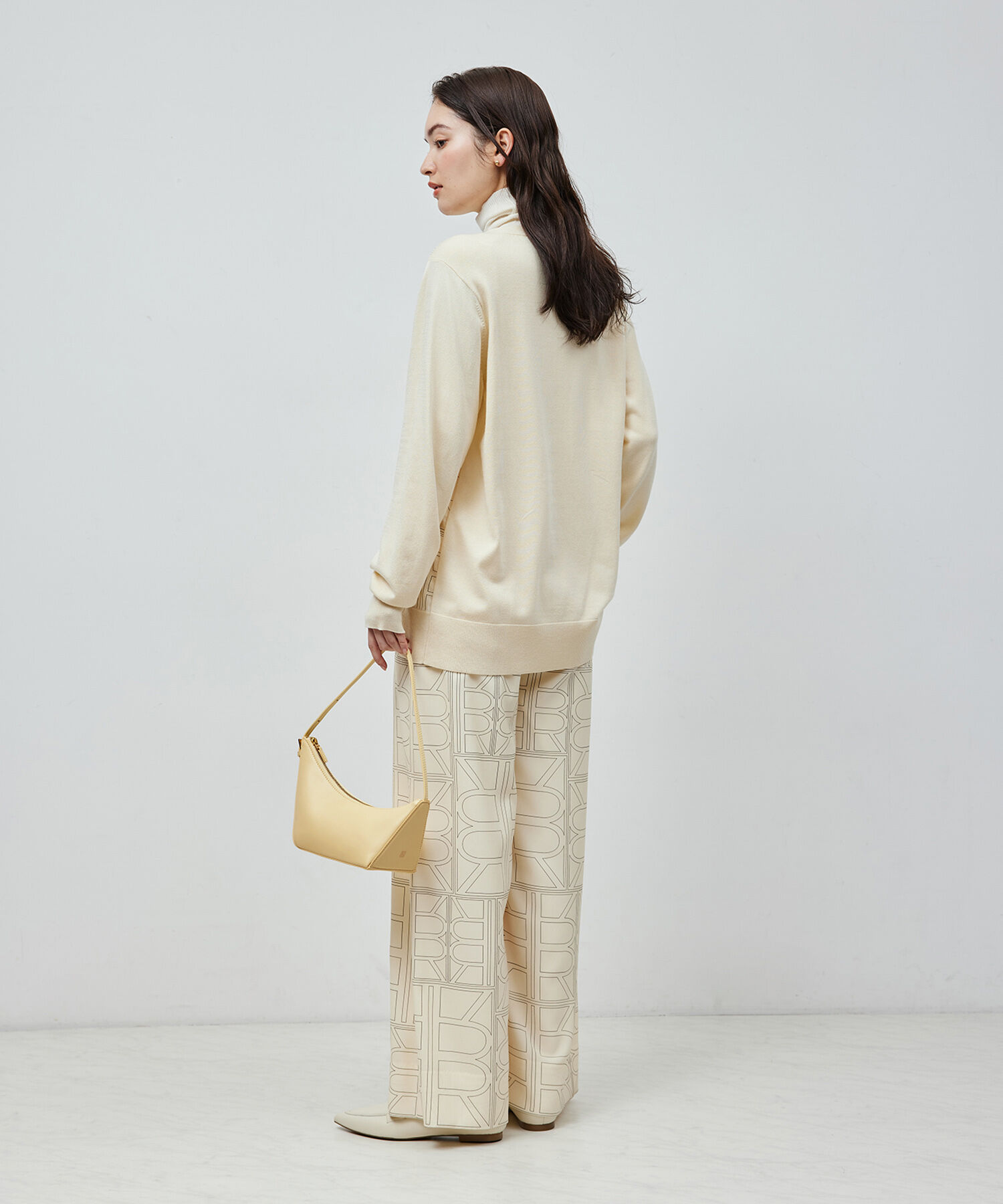 ROPE「アシンメトリーセイルフォルムバッグ」|ハンドバッグ|