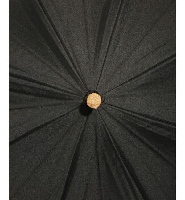 ROPE「バンブーハンドルバイカラーパラソル（長傘）【晴雨兼用/UVカット】【完全遮光生地】」|傘|