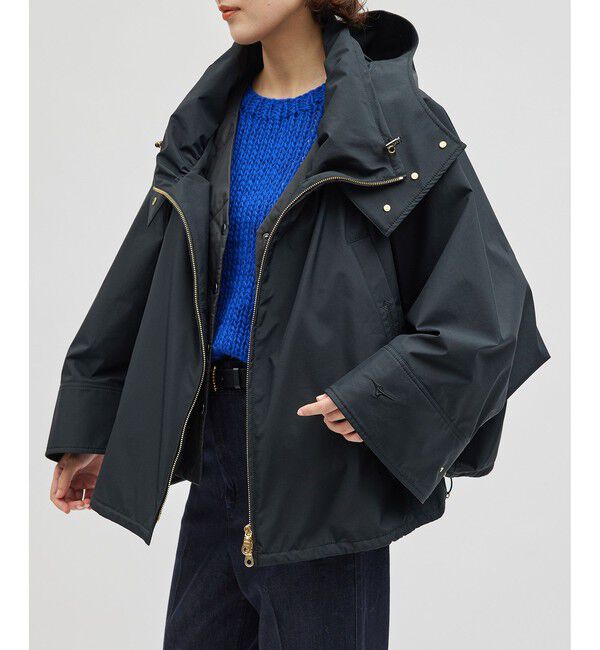 ROPE「【Mizuno for ROPE'】ライナー付き ギャザーマウンテンパーカー/撥水・イージーケア」|その他|ブラック(01)