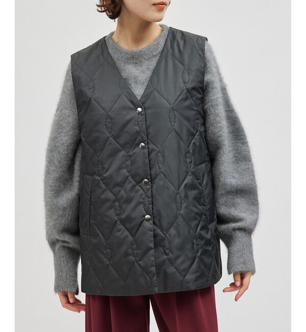 ROPE「【Mizuno for ROPE'】ギャザーミドルブルゾン」|ブルゾン・スタジャン|