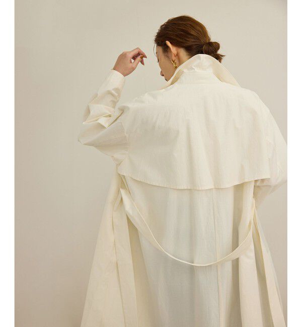 ROPE「【軽量】コットンポプリン スプリングコート」|トレンチコート|