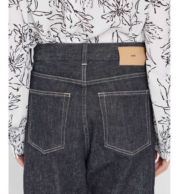 ROPE「ストレッチデニムストレートパンツ」|デニム|