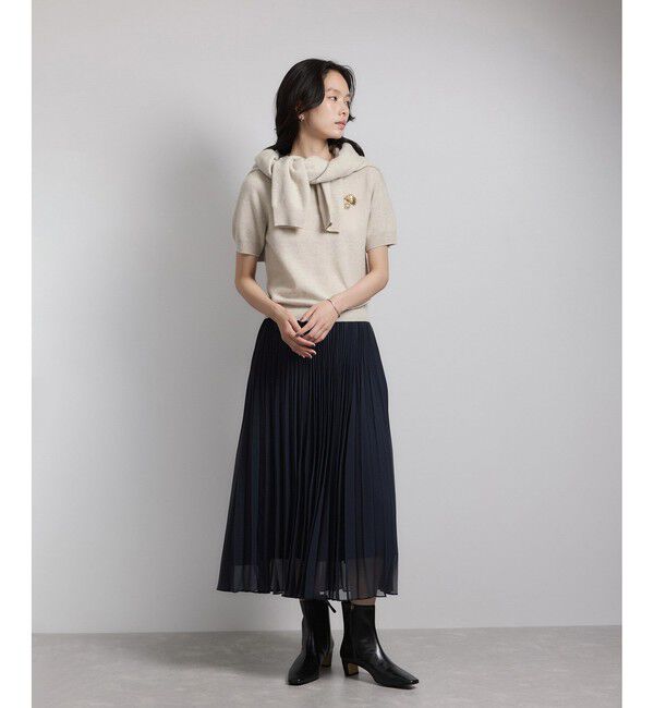 ROPE「【一部WEB限定】ウールカシミヤ ブレンドニットカーディガン/イージーケア」|カーディガン|