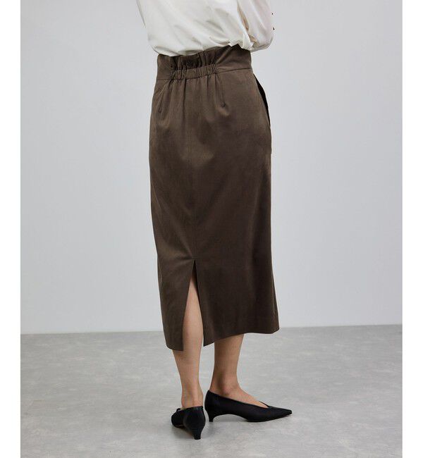 ROPE「[美人スカート]スエードポケット付きタイトスカート/イージーケア」|スカート|