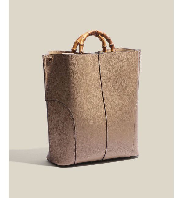 ROPE「【E'POR】BAMBOO BAG Large/A4対応・通勤・26SS」|トートバッグ|