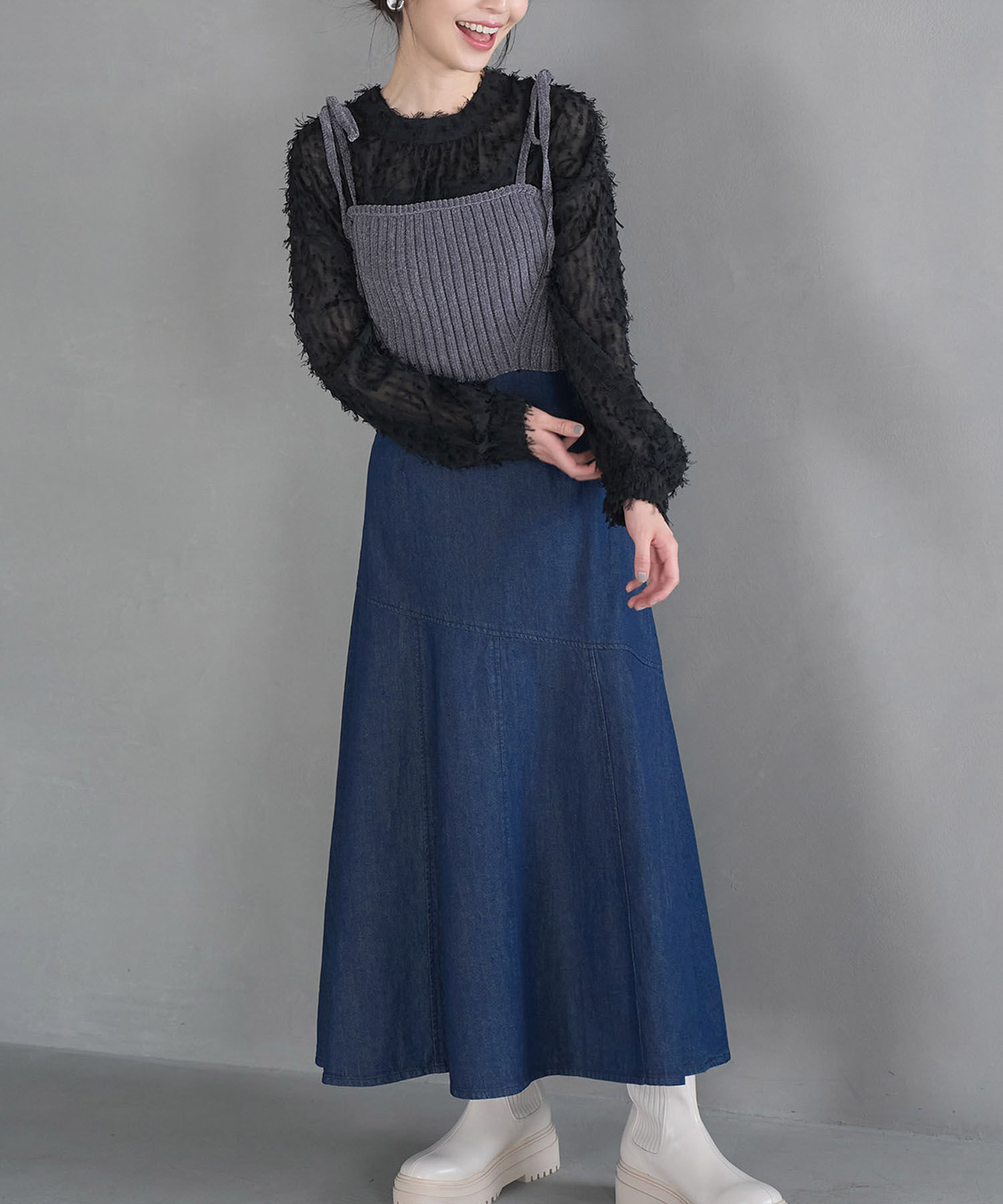 VIS「モールニットビスチェ」|キャミソール|