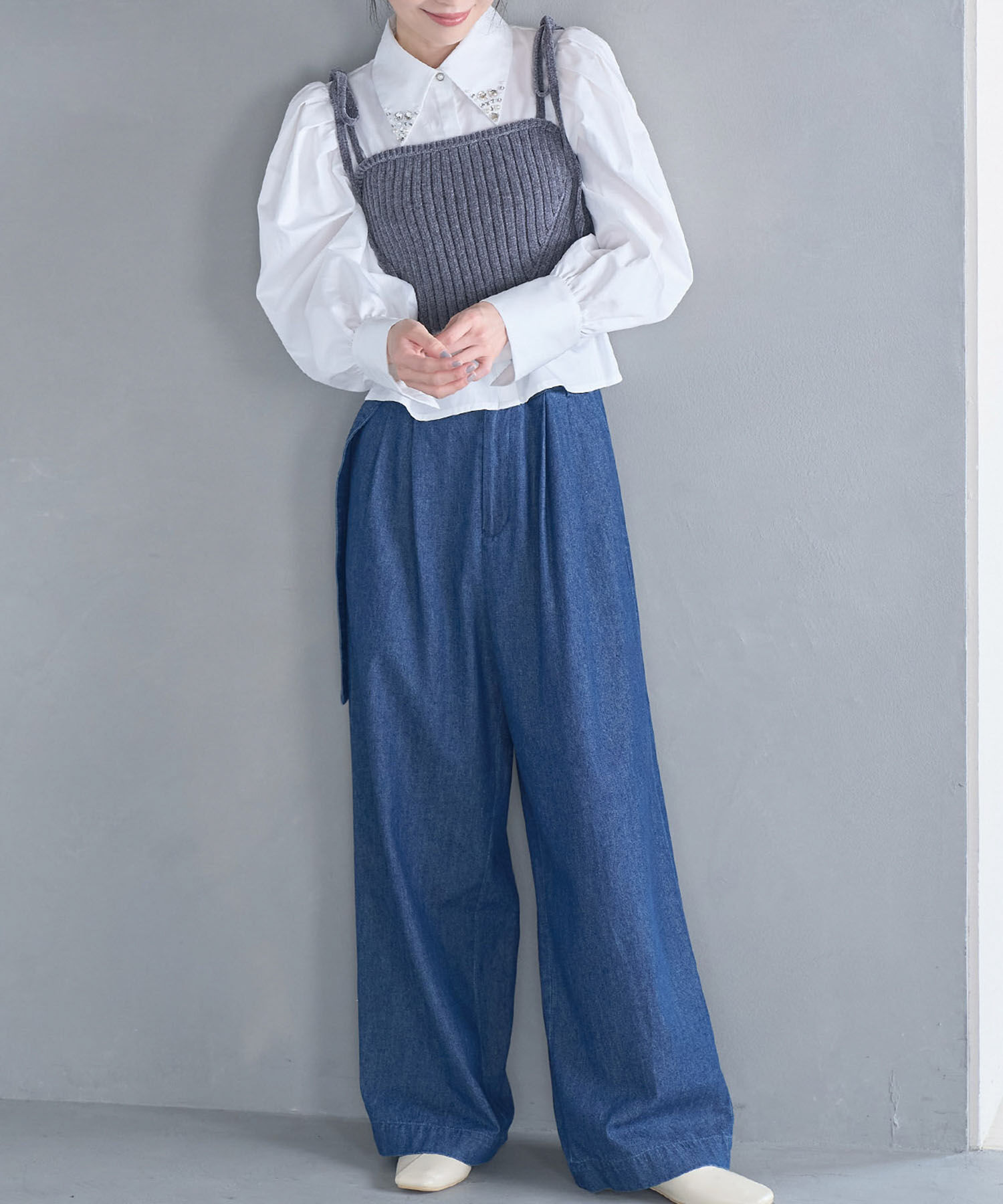 VIS「モールニットビスチェ」|キャミソール|