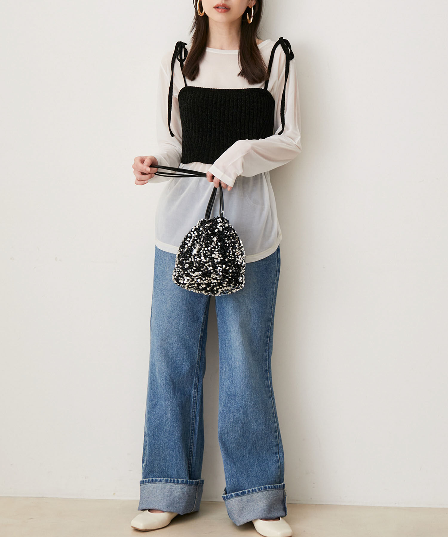 VIS「モールニットビスチェ」|キャミソール|