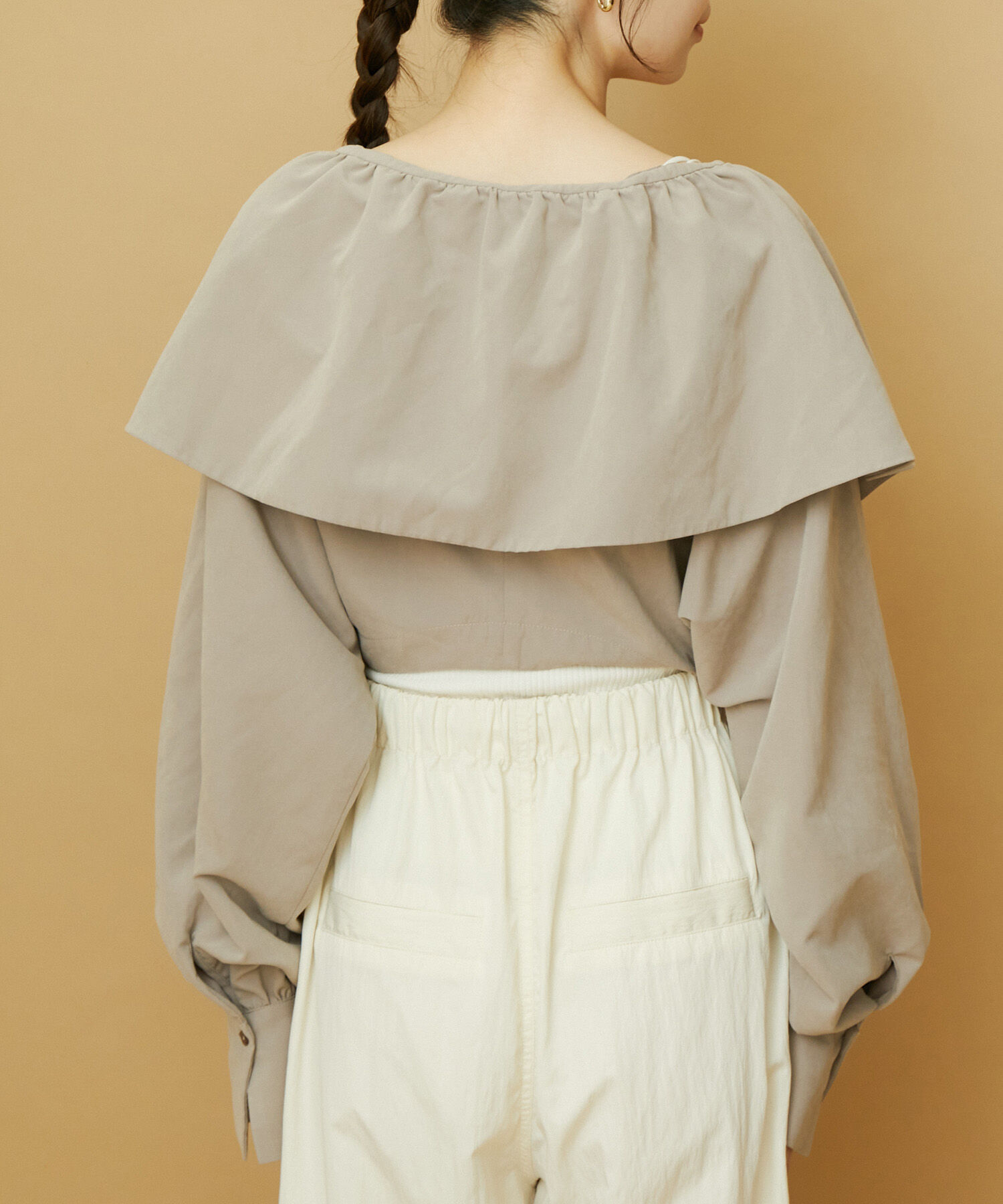 VIS「【上下2WAY】ピーチ起毛ブルゾン」|ブルゾン・スタジャン|